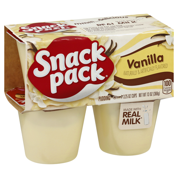 Snack Pack Pudding, Vanilla