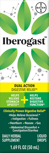 Iberogast Digestive Relief, Dual Action, Liquid Drops