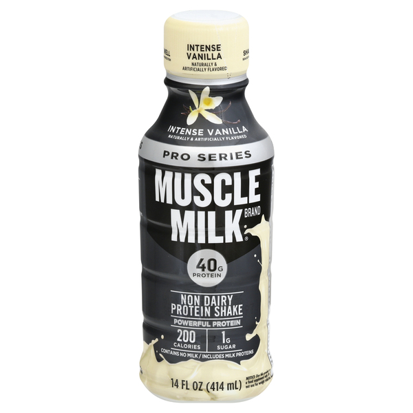 Muscle Milk Protein Shake, Non Dairy, Intense Vanilla