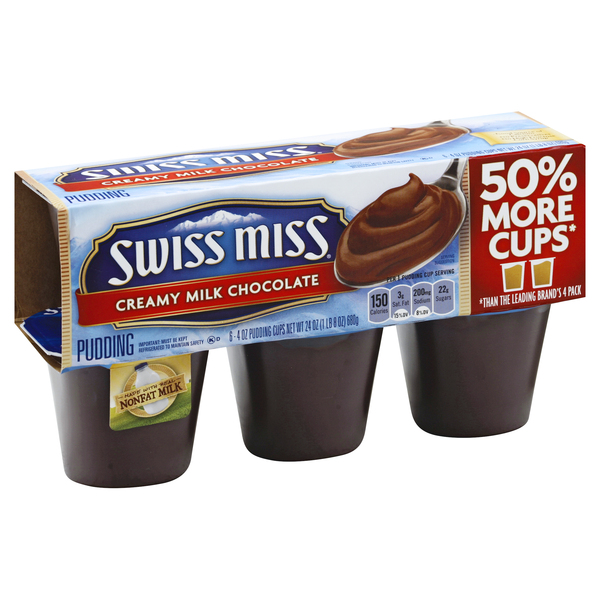 Swiss Miss Pudding, Creamy Milk Chocolate