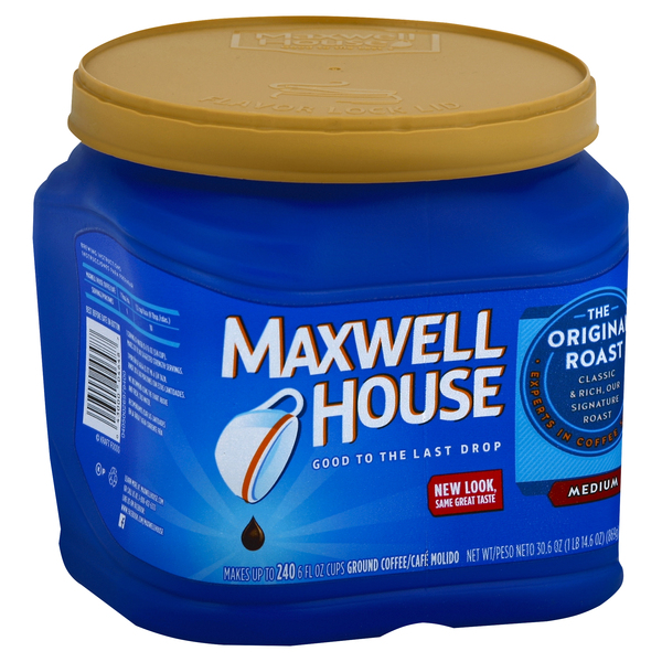 Maxwell House Coffee, Ground, Medium, The Original Roast