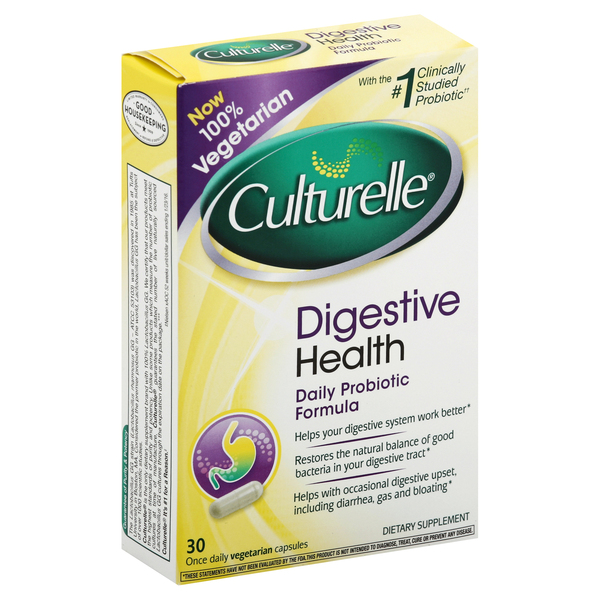 Culturelle Digestive Health, Once Daily, Vegetarian Capsules