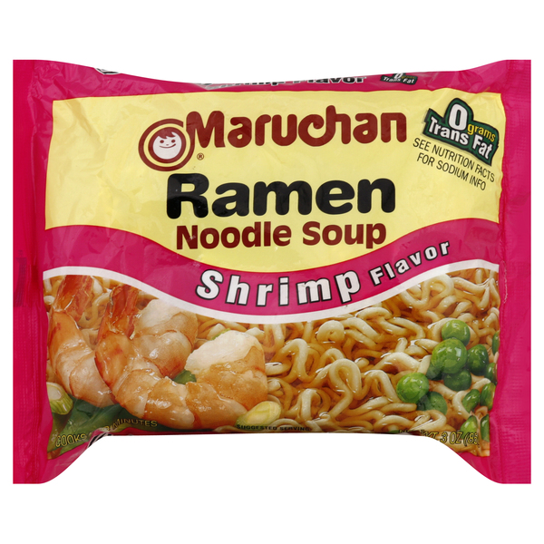 Maruchan Soup, Ramen Noodle, Shrimp Flavor