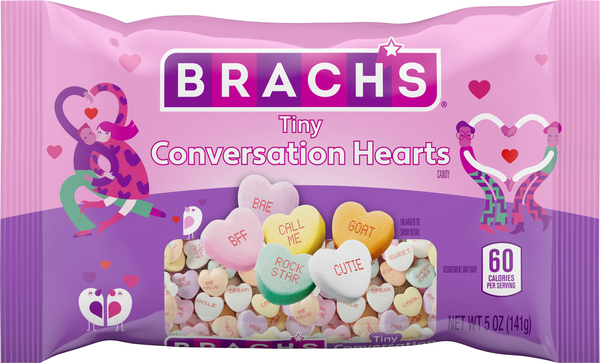 Brach's® Tiny Conversation Hearts Candy Valentine, 10 ct / 0.75 oz -  Smith's Food and Drug