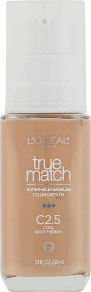 L'Oreal Paris True Match Super-Blendable Foundation, C2.5 Cool